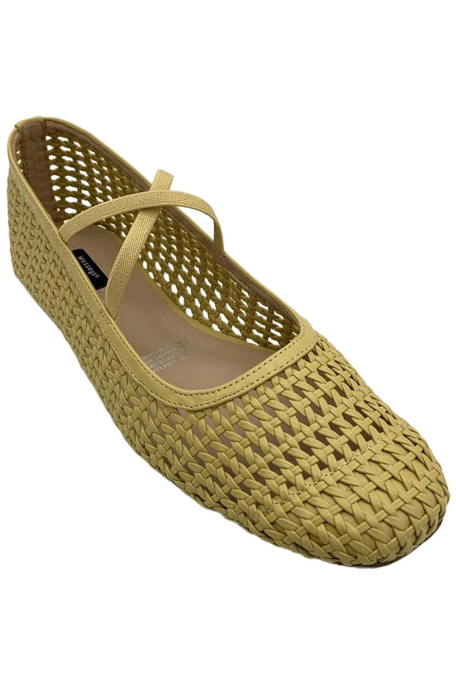 Masseys Women's Aria Slip On Flats Sunshine - Medium